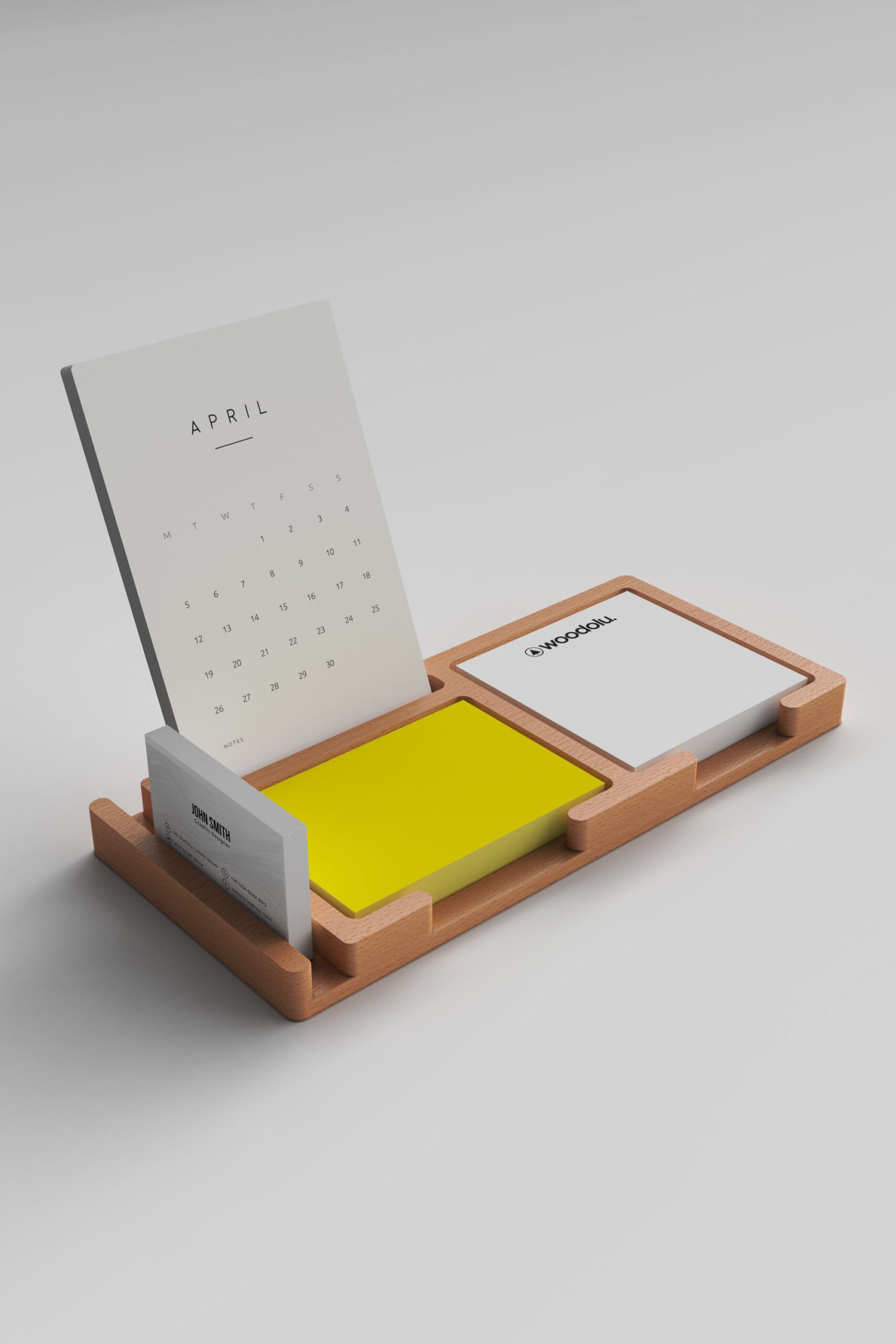 cw-17-440 CW-17 Ahşap Masa Takvimi - Görsel 1