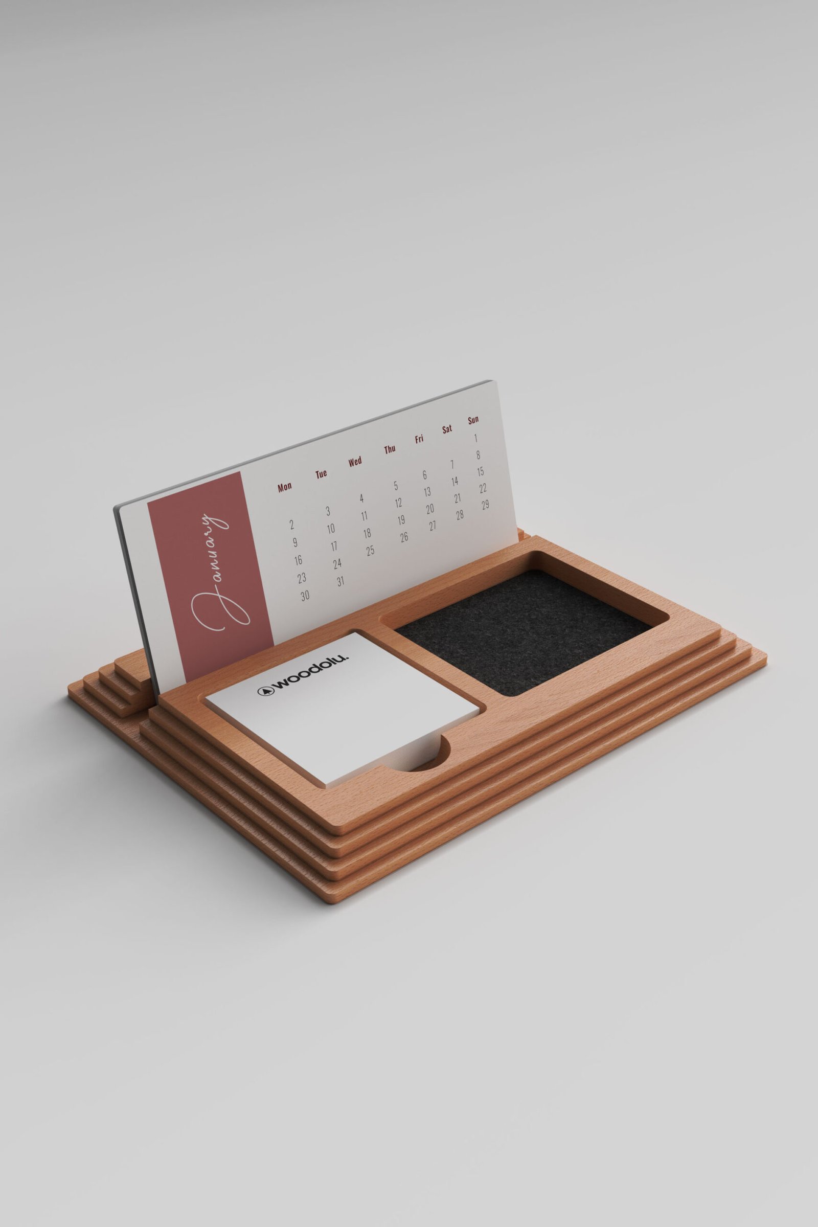 cw-31-476 CW-31 Ahşap Masa Takvimi - Görsel 1