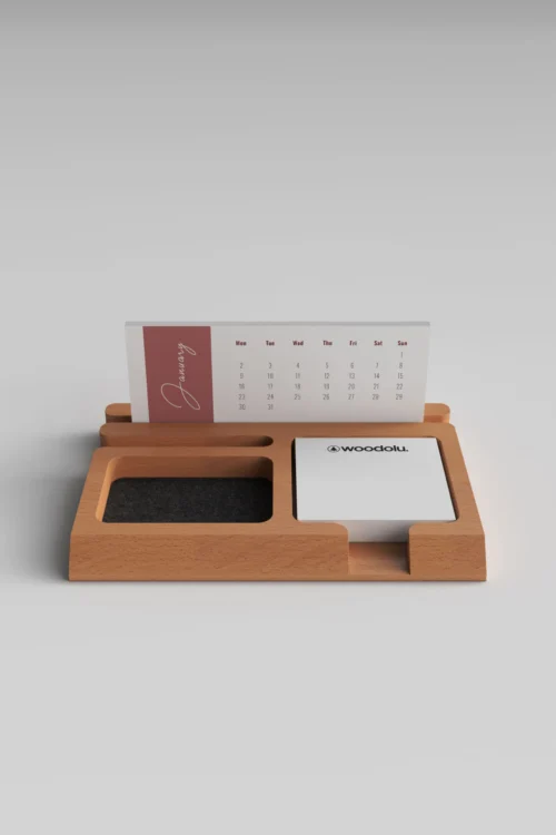 Masa takvimi CW-34 Ahşap Masa Takvimi – 2026 modeli