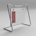 MC-01 Metal Masa Takvimi