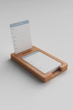 woodolu.com | NA-05 Ahşap Notluk ahşap masa takvimi