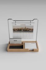 TA-09 Ahşap Masa Takvimi - Görsel 2