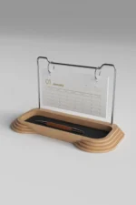 Ahşap Masa Takvimi TA-26 | Doğal Standlı, Türkiye'de Üretilen | woodolu.com